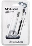 Pack de 3 stylets métal rétractables (1 rouge, 1 vert et 1 Bleu)