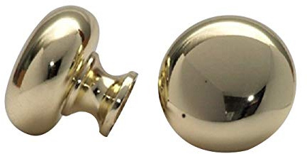Möbelknopf Möbelgriff Schubladengriff - in verschiedenen Farben - Höhe 27 mm (Gold)