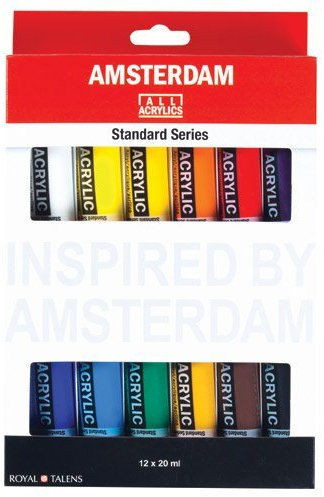 Talens : Amsterdam Acrylic Set containing 20ml tubes x 12