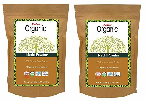 Radico Methi-Samenpulver 2er-Pack (2 x 100g) Trigonella Foenum-Graecum (bio, vegan) x2