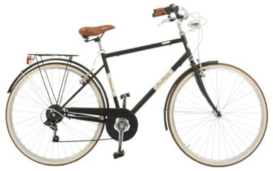 Via Veneto Venice - I Love Italy Cityfahrrad MALAGUETA 28 Zoll Man, Nero