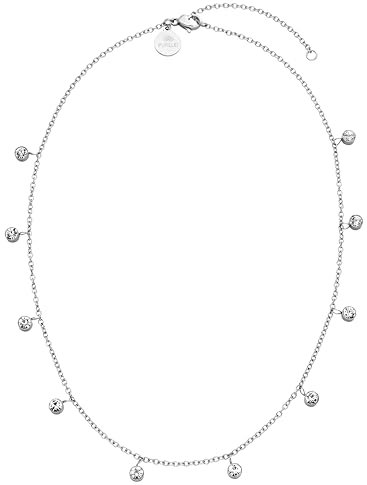 Purelei® Nani Kette Damen (Silber) – Halskette Damen aus langlebigem Edelstahl – Wasserfeste Kette mit Anhänger – 30–55 cm Länge – Halskette für deinen individuellen Look