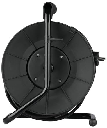 V-tac VT-6003 Bobine de câble - 3 x 1,5 mm2-25 mètres - noir