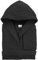 Morbidissimi Accappatoio Spugna Adulto Con Cappuccio, Cinturino e 2 Tasche, Accappatoi Uomo Donna in Spugna Morbida 400 gr/mq Puro Cotone V820 (Accappatoio Nero, M)
