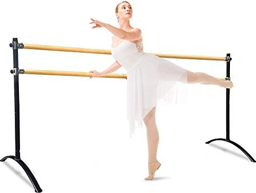 Artan Balance Ballettstange tragbar für Zuhause oder Studio, freistehende verstellbare Stange für Stretch, Pilates, Tanz oder aktive Workouts, Einzel- oder Doppel-, für Kinder und Erwachsene