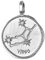 NKlaus Jungfrau Sternzeichen 925 Sterlingsilber 16mm Kettenanhänger Horoskop Zodiak 1693