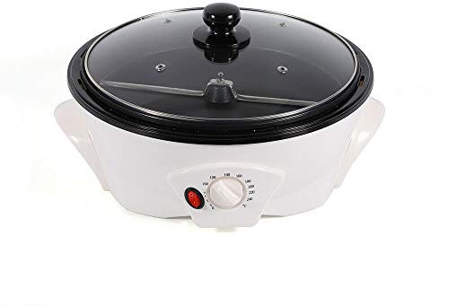 Cafetera tostadora eléctrica, tostadora de granos de café, 1200 W, 1500 g, temperatura controlable para cafés, familias, clubes, amantes del café