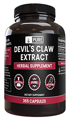 Pure Original Ingredients Devil's Claw (365 Capsules) No Magnesium Or Rice Fillers, Always Pure, Lab Verified