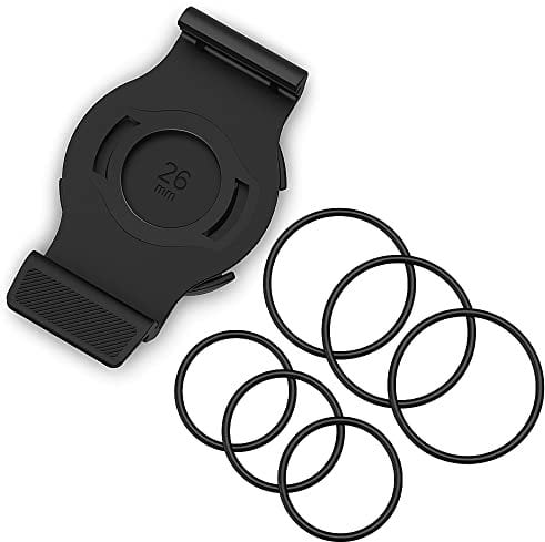 TUSITA Soporte Bicicleta Compatible con Garmin Fenix 6X Pro,Fenix 7X, Quatix 6X Solar, Enduro, Tactix Delta - Quarter Turn Smartwatch Bracket Holder Para Handlebar 25,4mm 31,8mm - Bici Road Accesorios