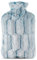 samply Hot Water Bottle with Luxury Cosy Faux Fur Cover, 2L Hot Water Bag for Hand Feet Warmer, Neck and Shoulder Pain Relief,Blue