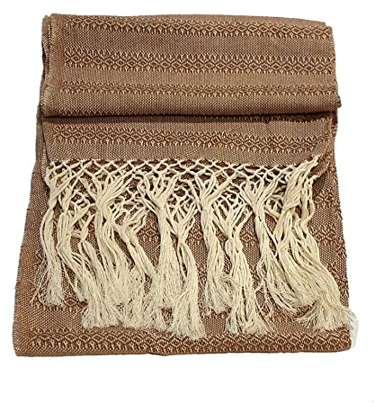 ALKIMIA INC Mexican Handmade Cotton Rebozo Shawl