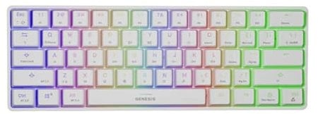Genesis TECLADO Gaming (Ingles) Thor 660 RGB Weiß mit LED