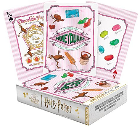 AQUARIUS Harry Potter Honey Dukes Spielkarten – Harry Potter Themed Deck of Cards für Ihre Lieblingskartenspiele – Offiziell lizenzierte Harry Potter Merchandise & Sammlerstücke