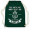 wowshirt Turnbeutel Gymsack Der Käpt'n Hat Immer Recht Ich Bin Der Kapitän Segeln Segler Skipper Angler Bootsfahrer, Farbe:Bottle Green