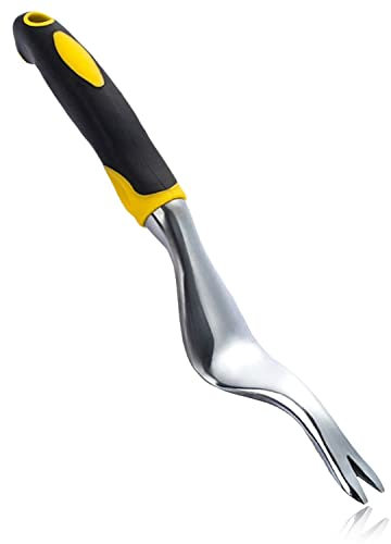 Unkrautstecher Edelstahl, Hand Unkraut Entferner, Wurzeljäter mit Griff, Manueller Weeder,Unkrautjäter Werkzeug, Löwenzahnstecher, zum Graben Jäten, Umpflanzen, Entwurzeln