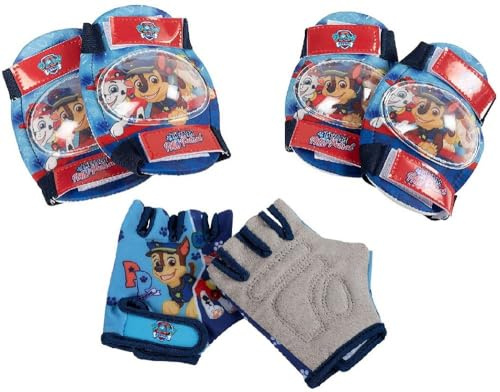 Kit de protección para bicicleta infantil Paw Patrol, rodilleras