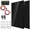 Topsolar Solar Panel Kit 340 (2 * 170 Watt) monocrystalline Silicon Off-Grid System for Houses, RVs and Boats + 30A 12V/24V Solar Charge Controller + Solar Cable + 8 mounting Z-Brackets