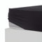 Jersey Spannbettlaken Spannbetttuch Laken 100% Baumwolle Oeko-TEX® (Schwarz, 120x200-130x200 + 25 cm)