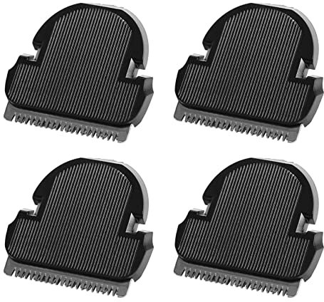 liovitor 4 x Haarschneider, Friseurkopf, geeignet für QC5130, QC5115, QC5120, QC5125, 5135, Schwarz
