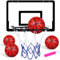 OSDUE Panier Basket Enfant, Mini Jeu de Basketball, 40 x 26 cm Mini Panneau, avec 4 Ballons et Pompe à Air, Jouet Mini Panier de Basket dans Le Bureau Chambre Jardin, Cadeau pour Garçons Filles