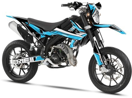 Arider Dekor (Aufkleber) für Rieju MRT 50/125 (2022-2023) | Storm Edition (Blau)