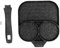Egg Frying Skillet, 3-Cup Nonstick Divided Grill Pan for Breakfast Omelette, Poached Egg, Crepe, Gas Stove Top