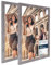CABBEL Juego de 2 marcos de fotos de 30x40 cm, gris/hormigón, marco de madera MDF estable, cristal plexi irrompible, para colgar, ideal para fotos/imágenes/collage