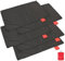 PEARL kompakte Picknickdecke: 5er-Set Mini-Picknickdecke 70 x 110 cm, kleines Packmaß, 55 g (Mini-Picknick-Strandmatte, Outdoordecken)