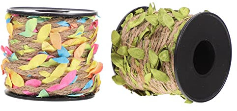 UKCOCO 2rollen Dekorative Rattan Kunstpflanzen Deko Für Kreative Gestaltung Für Hochzeiten Partys Und Tischdekoration