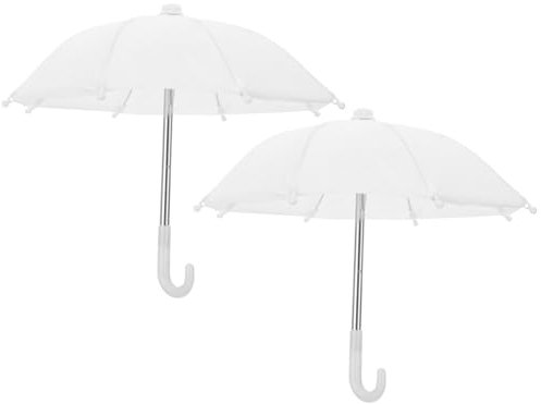 JOINPAYA 2 Stück Puppen-Mini-Regenschirme: Entzückender Regenschirm Für Puppen Verstellbar Transparent Für Festival- Party-Dekoration 9 24 Zoll