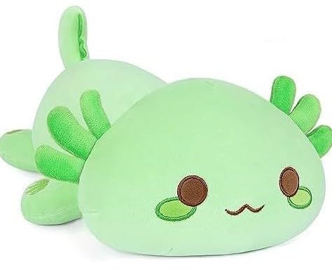 Gohytal Plüschtier Axolotl Kuscheltier Stofftier Kawaii Axolotl Plüsch, Axolotl Plüschkissen Spielzeug, Wurfkissen, Schmusetier Geschenk für Kinder Mädchen 3+ Jahre
