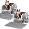 Vailge Cat litter Tray Stainless Steel, Extra Large 28L High-Sided Litter Box with Litter Scoop & Mat, Metal Cat Litter Tray for Large Cats, 60x40x30cm, Pack of 2