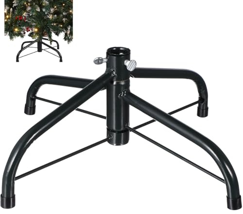 Cabilock Weihnachtsbaumständer Aus Stabiler Metallkonstruktion Drehbarer Sockel Für Weihnachtsbäume Bis 2 Meter Inkl Wasserschale Ideal Für Festliche Weihnachtsdekoration