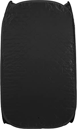 Sauna à Vapeur et Cabine 2L 1000W Tente de Sauna Portable Pliable Isolante à Quatre Couches et Générateur de Vapeur de Sauna pour Bain de Sauna, Détoxification, Thérapie Corporelle(noir)