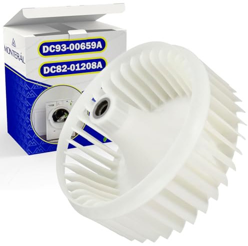 Girante del Motore per Asciugatrice con Codice Originale DC82-01208A DC93-00659A per Samsung - Garanzia di 10 Anni - MONTERAL