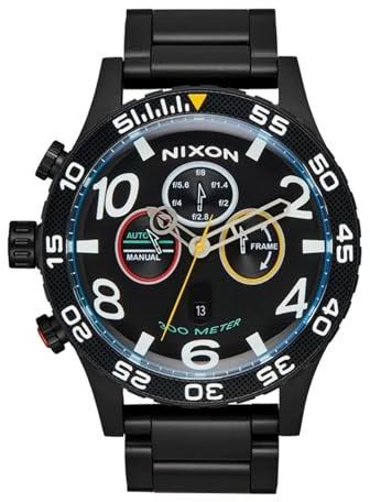 Nixon Herren Analog Uhr mit Edelstahl Armband A1389-5319-00