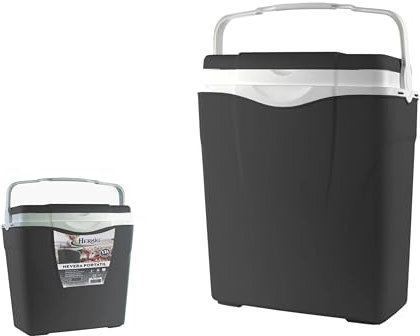 HERSIG - Nevera Portatil - Nevera Playa y Camping - Neveras Portatiles para Mantener Bebidas y Comidas Frías en Actividades al Aire Libre - Material Resistente y Fácil de Lavar - Gris 12 litros