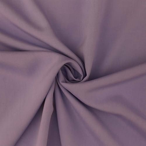 Viskose Stoff zum Nähen, leichter Blusenstoff, uni aubergine (Länge am Stück: ab 50cm / Breite: 135cm)