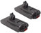 Batteria ricaricabile a scatto da 6000 mAh e 25,2 V, compatibile con Dyson V11, SV15, SV16, SV17, SV18, SV22, V11 Absolute, V11 Animal, V11 Fluffy. gli aspirapolvere(2PCS V11 SV15)