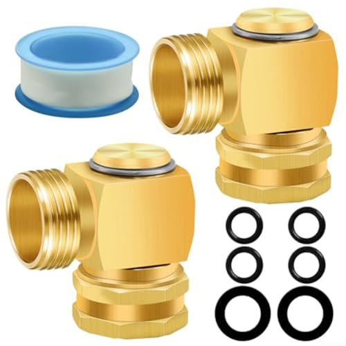 Uso esterno 2pcs tubo da giardino raccordi a connessione rapida in materiale ottone