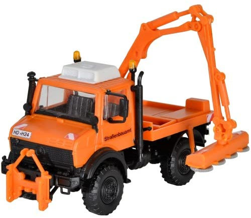 Kibri 15004 H0 UNIMOG mit Lichtraumschneidgerät Fahrzeug