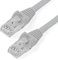StarTech.com 1m CAT6 Ethernet Cable - Grey CAT 6 Gigabit Ethernet Wire -650MHz 100W PoE++ RJ45 UTP Category 6 Network/Patch Cord Snagless w/Strain Relief Fluke Tested UL/TIA Certified (N6PATC1MGR)