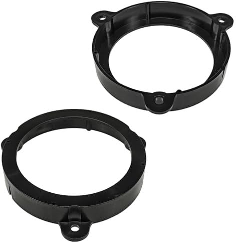 tomzz Audio 2845-008 Anneaux de Haut-parleurs Adaptateurs Supports compatibles avec Renault Megane 3 Wind Dacia Logan Sandero pour Haut-parleurs DIN 130mm