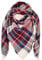 DELEY Retro Weiches Plaid Tartan Herbst Winter Schals Oversized Lange Stola Wrap Deckenschal Mehrfarbig-2