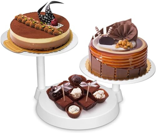 Uten Bandejas para Tartas Soporte de Torta Decoración de Pasteles Expositor para Hornear Herramientas 11 Inch