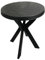 Mojawo Praktischer Gartentisch - Kunststoff Ø70cm - Anthrazit - rund - Balkontisch - Bistrotisch - Terassentisch