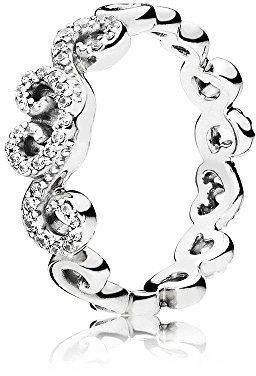 Pandora Damen-Ringe 925 Sterlingsilber mit '- Ringgröße 54 (17.2) 197117CZ-54