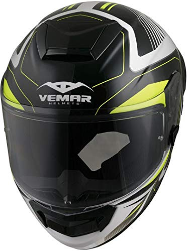 Vemar Hurricane Laser Casco Bianco/Nero/Giallo XL (61/62)
