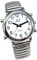 VISIONU Orologio Parlante con Sonoro in Italiano con Sveglia e Relazione oraria Per anziani e non Vedenti, Color Argento