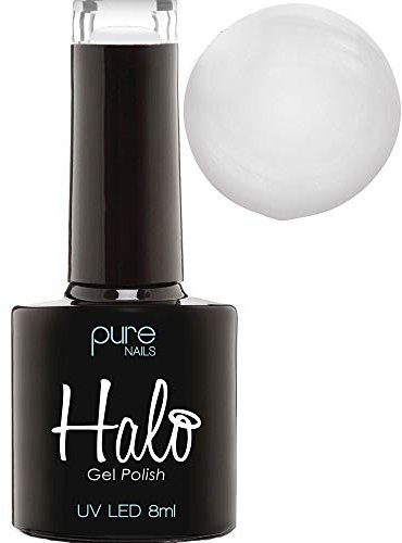 Halo Gel Polish 8ml - Celeste. UV/LED Gel Nail Polish, Long Lasting & Easy To Apply. Nail Art Colours For Manicure & Pedicure. Gel Polish For Professional & Home Use.